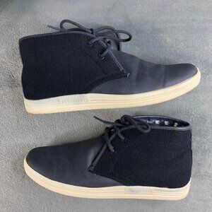 Ben Sherman Bradford Chukka Navy Blue High Top Sneakers Sz7